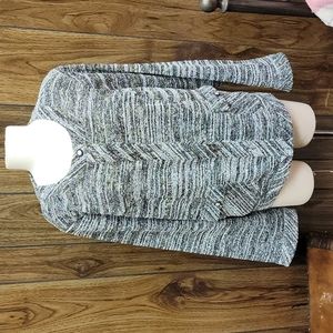 Lagerfeld b&w boucle jacket